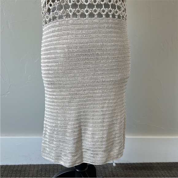 Lovers and Friends NWT Ring It Crochet Dress in Tan - Picture 6 of 12